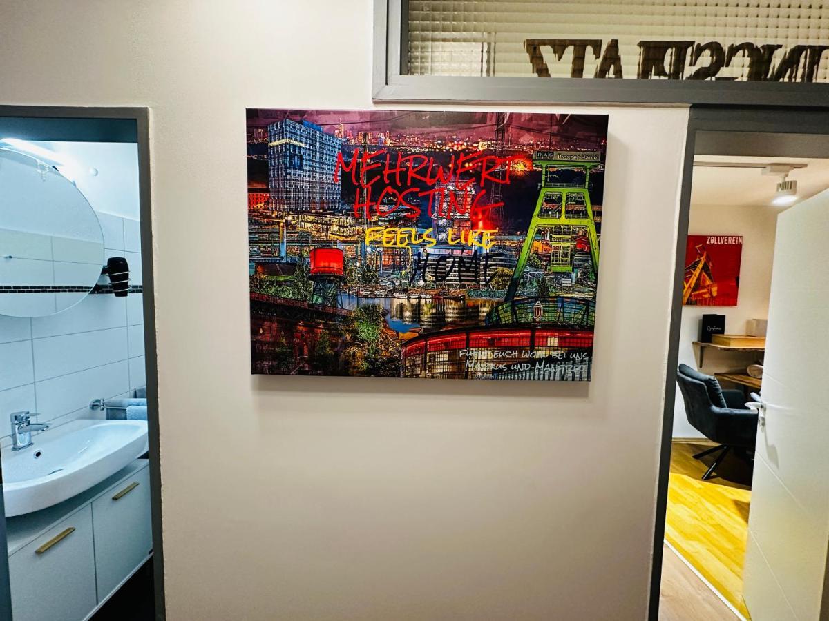 Apartament Stilvoll-Mit Balkon- Zentral - Netflix-Nespresso Essen Zewnętrze zdjęcie